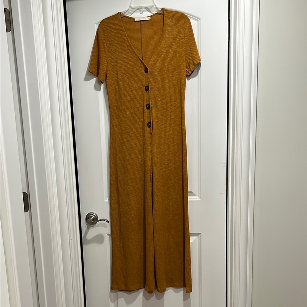 Lush Gold Soft Jumsuit